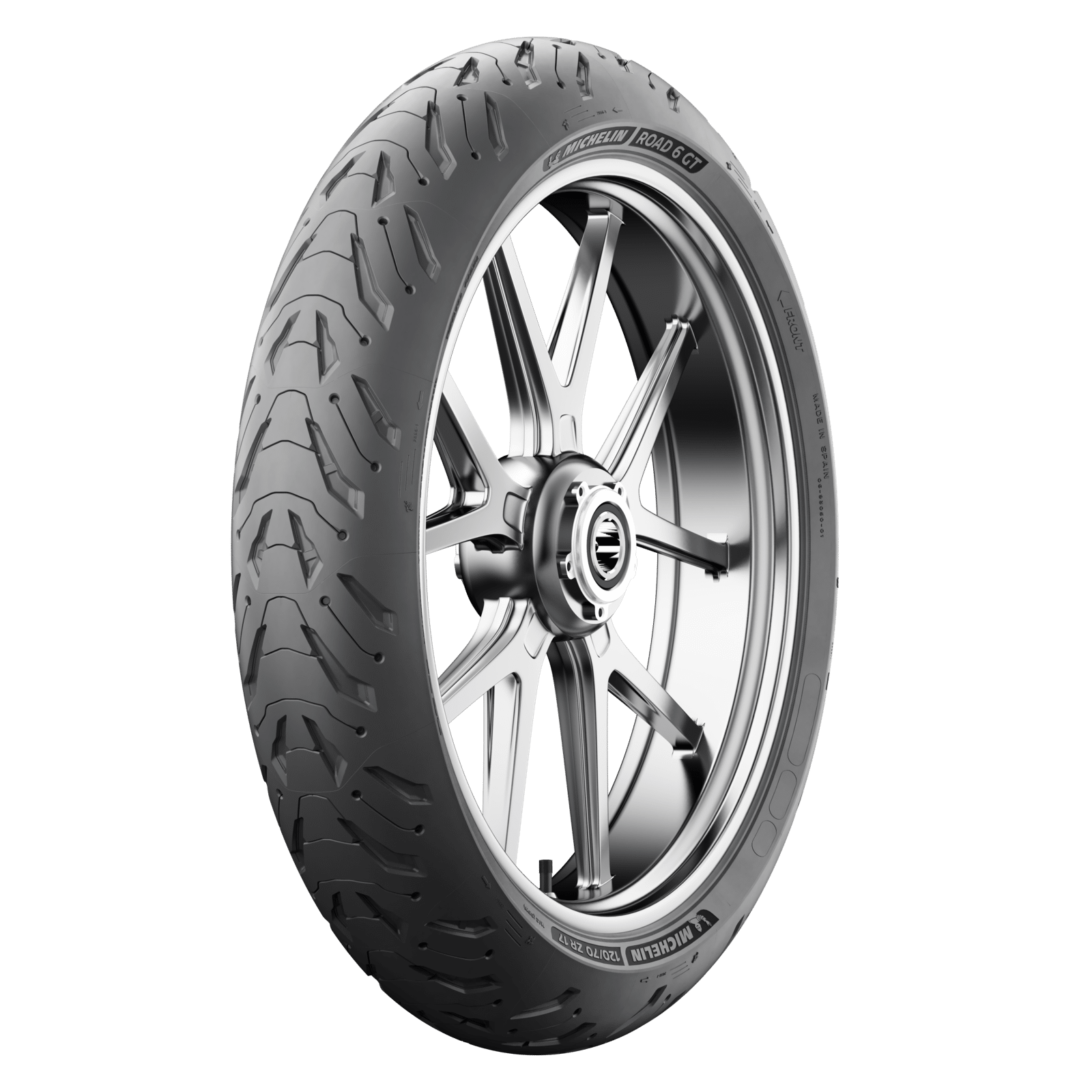 MICHELIN ROAD 6 GT 120/70 ZR 17 タイヤ Michelin Road 6 GT Front Tyre 120/70 ZR-17 58W Tubeless – EasyR