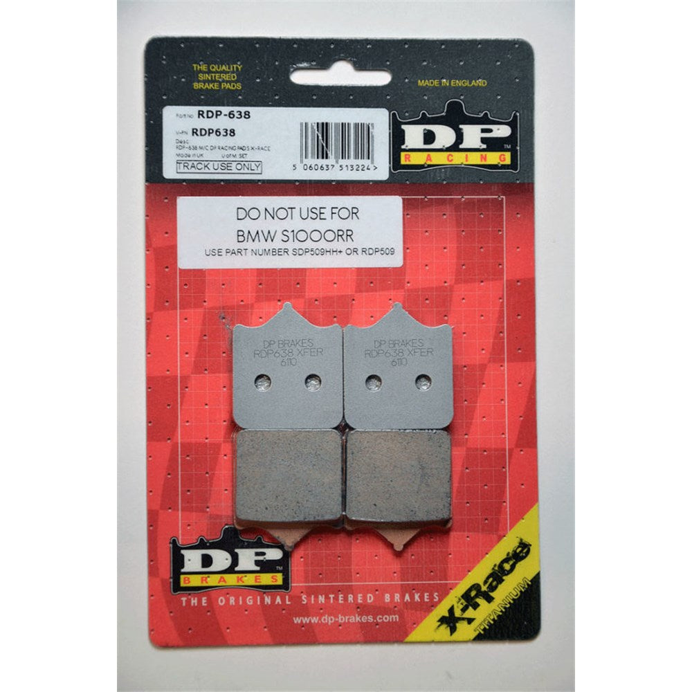 DP Brakes RDP638 RDP Road Racing Brake Pads