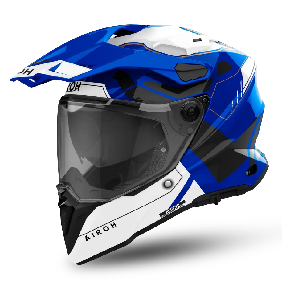 Airoh Commander 2 Reveal Gloss Blue Helmet