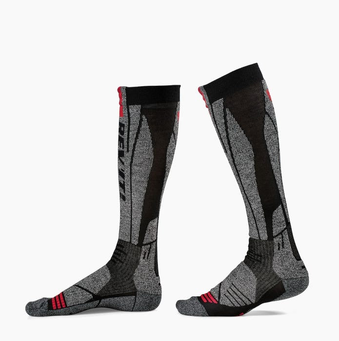 REV'IT! Andes Light Grey/Red Socks