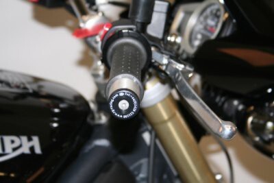 R&G Racing Bar End Sliders Black for Triumph Daytona 600/650/Speed Four/Street Triple/Street Triple R/TT600/Thruxton