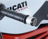 R&G Racing Bar End Sliders Black for Ducati Monster 696/Monster 821/Monster 797/WK Bikes SP50/SP125/SP250