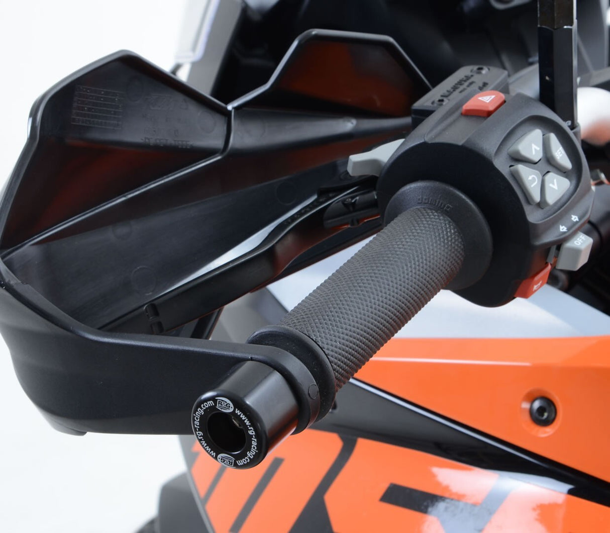 R&G Racing Bar End Sliders Black for KTM 1090/1190/1290 Adventure/790 Adventure/Husqvarna FS 450/Yamaha Tracer 700 (FJ-07)