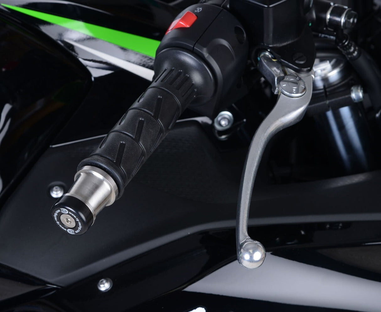 R&G Racing Bar End Sliders Black for Kawasaki Z250SL/Ninja 250SL/Z650/Ninja H2 SX/Versys-X 300/Ninja 650