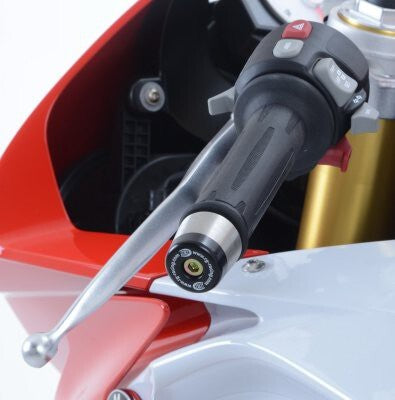 R&G Racing Bar End Sliders Black for BMW S1000RR/Indian FTR1200/S