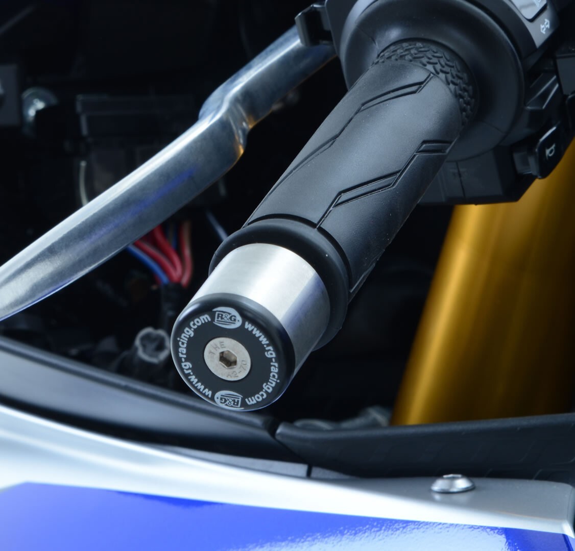 R&G Racing Bar End Sliders Black for Yamaha YZF-R1/R1M