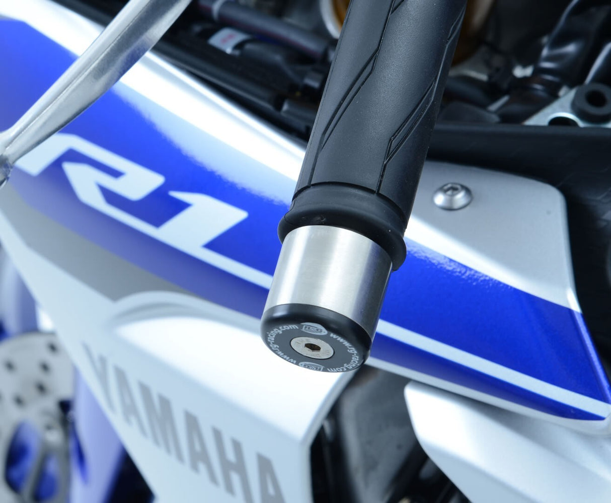 R&G Racing Bar End Sliders Black for Yamaha YZF-R1/R1M