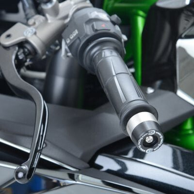 R&G Racing Bar End Sliders Black for Kawasaki Ninja H2/Ninja H2R 15-18
