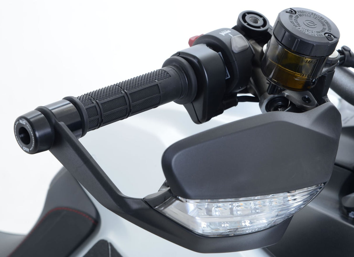 R&G Racing Bar End Sliders Black for Ducati Multistrada 1200/S/Multistrada 1200 Enduro/Multistrada 1260/1260S/1260 D-Air/1260 Pikes Peak