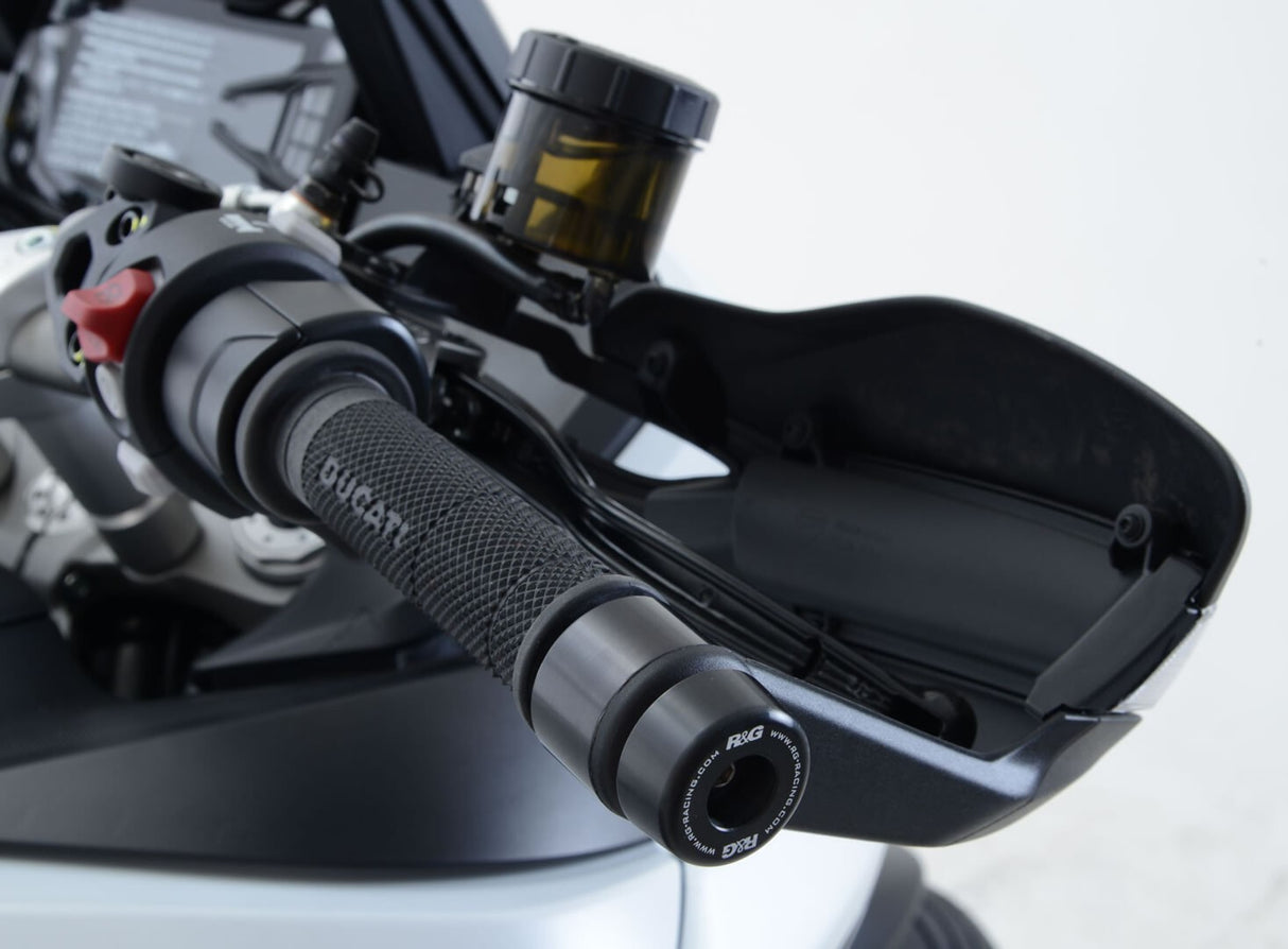 R&G Racing Bar End Sliders Black for Ducati Multistrada 1200/S/Multistrada 1200 Enduro/Multistrada 1260/1260S/1260 D-Air/1260 Pikes Peak