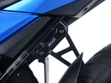 R&G Racing Rear Footrest Blanking Plates Black for Suzuki GSR750/GSX-S750/GSX250R