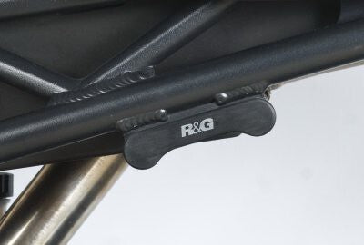 R&G Racing Rear Footrest Blanking Plates Black for Triumph 675 Daytona 05-20