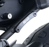 R&G Racing Rear Footrest Blanking Plates Black for Yamaha XSR700 16-20