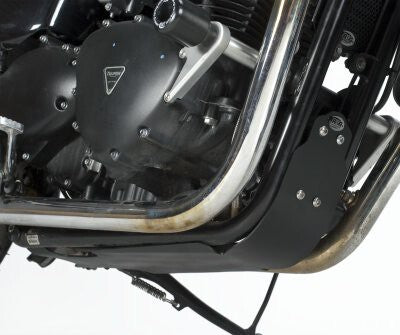 R&G Racing Bashplate Black for Triumph Thruxton 06-15/Bonneville 06-15/Scrambler 06-20