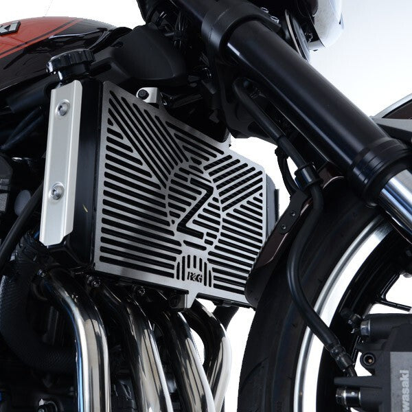 R&G Racing Branded Radiator Guard for Kawasaki Z900 RS 18-20