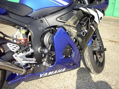 R&G Racing Classic Style Crash Protectors Black for Yamaha YZF-R6 03-05