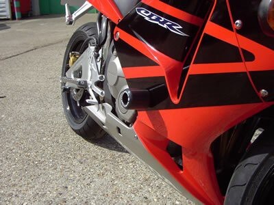 R&G Racing Classic Style Crash Protectors Black for Honda CBR600RR 03-06