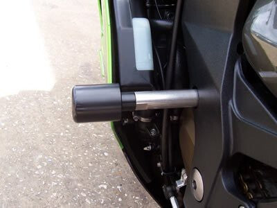 R&G Racing Classic Style Crash Protectors Black for Kawasaki ZX12R