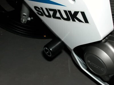 R&G Racing Classic Style Crash Protectors Black for Suzuki GS500 FullyFaired (All Years)