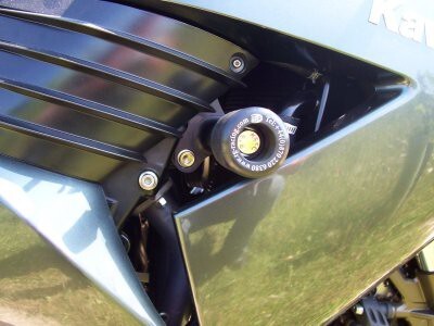 R&G Racing Classic Style Crash Protectors Black for Kawasaki ZZR1400 (ZX-14)