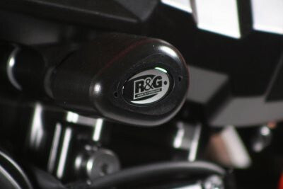 R&G Racing Aero Style Mid Crash Protectors Black for Kawasaki Z750 07-10/Z1000 07-09