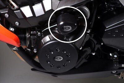 R&G Racing Aero Style Mid Crash Protectors Black for Kawasaki Z750 07-10/Z1000 07-09