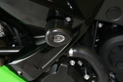 R&G Racing Aero Style Mid Crash Protectors Black for Kawasaki ZX-10R 08-10