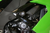 R&G Racing Aero Style Mid Crash Protectors Black for Kawasaki ZX-10R 08-10