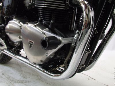 R&G Racing Classic Style Crash Protectors Black for Triumph Thruxton/Bonneville/Scrambler