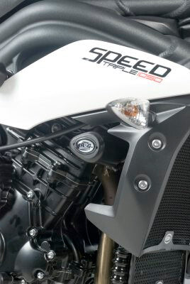 R&G Racing Aero Style Front Crash Protectors Black for Triumph Speed Triple 11-15/Speed Triple S 16-18/Speed Triple R 12-18/Speed Triple RS 18-19