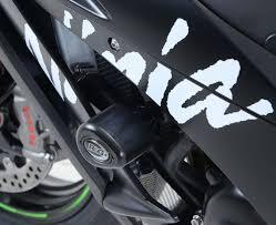 R&G Racing Aero Style Front Crash Protectors Black for Kawasaki ZX-10R 11-20