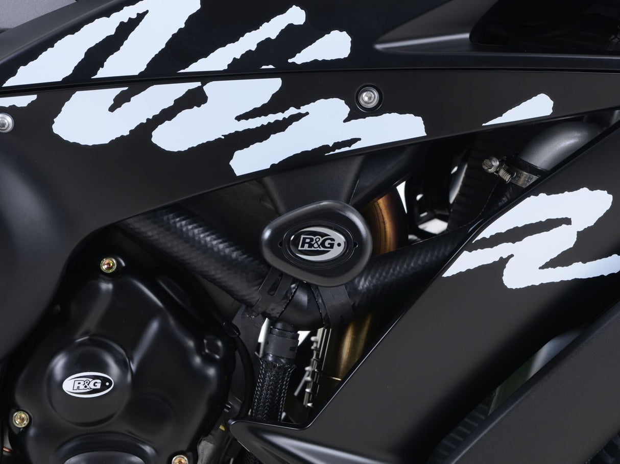 R&G Racing Aero Style Right Front Crash Protectors Black for Kawasaki ZX-10R 11-20