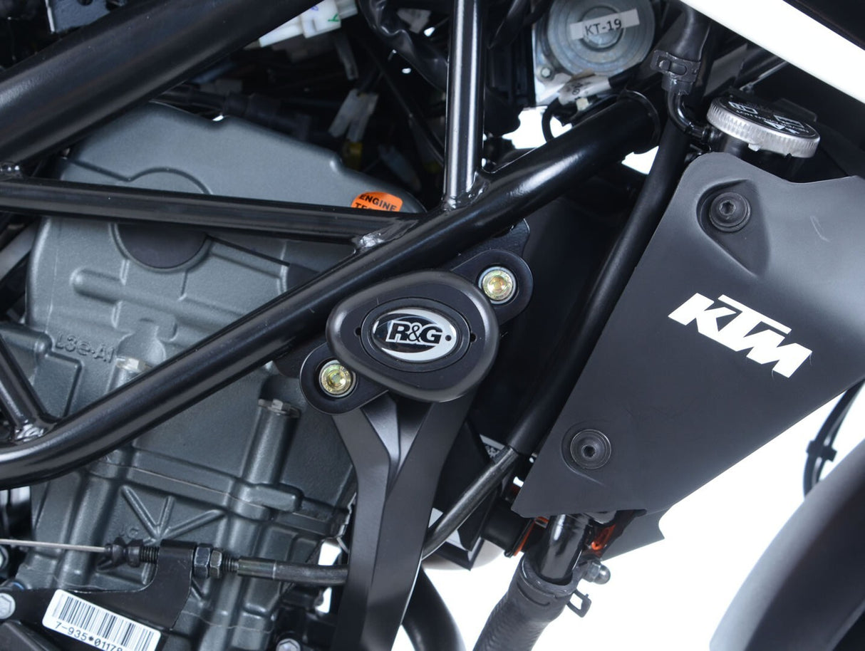 R&G Racing Aero Style Front Crash Protectors Black for KTM 125 Duke 11-20/200 Duke 12-18/250 DUKE 17-18/390 Duke 13-18