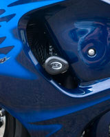 R&G Racing Aero Style Front Crash Protectors Black for Suzuki GSXR1300R Hayabusa 08-20 (Non Drilled) [INTERNAL]