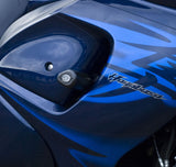 R&G Racing Aero Style Front Crash Protectors Black for Suzuki GSXR1300R Hayabusa 08-20 (Non Drilled) [INTERNAL]