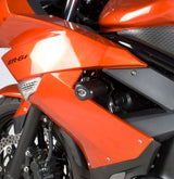 R&G Racing Aero Style Front Crash Protectors Black for Kawasaki ER6-F 09-16 (Non Drilled)