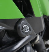 R&G Racing Aero Style Front Crash Protectors Black for Kawasaki ZX6R 09-12 (Race ONLY)