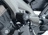 R&G Racing Aero Style Mid Crash Protectors Black for Yamaha MT-09 13-20/MT-09 TRACER 15-18/MT-09 SP 18-19/XSR900 16-20/Tracer 900 GT 18-20 [INTERNAL]