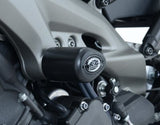 R&G Racing Aero Style Mid Crash Protectors Black for Yamaha MT-09 13-20/MT-09 TRACER 15-18/MT-09 SP 18-19/XSR900 16-20/Tracer 900 GT 18-20 [INTERNAL]