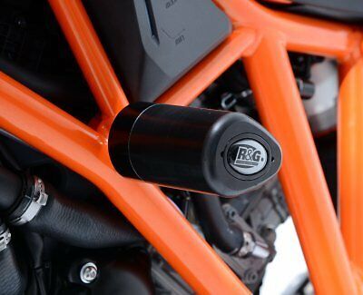 R&G CP0361BL Racing Aero Style Front Crash Protectors Black for KTM 1290 Super Duke R 14-19