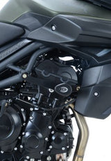 R&G Racing Aero Style Front Crash Protectors Black for Triumph Tiger 800/800XC 11-17