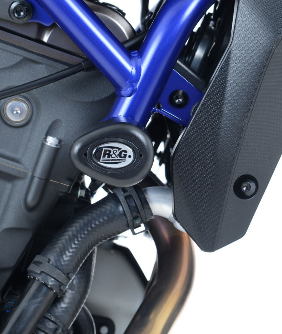 R&G Racing Aero Style Front Crash Protectors Black for Yamaha MT-07 14-20 (FZ-07)/XSR700 16-18/Tracer 700 16-17