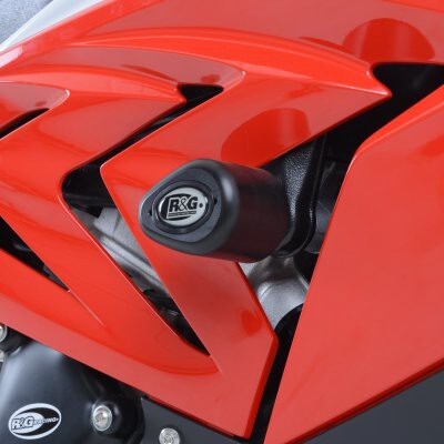 R&G Racing Aero Style Front Crash Protectors Black for BMW S1000RR 15-18