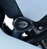 R&G Racing Aero Style Right Frame Crash Protectors Black for Yamaha YZF-R1/R1M 15-20