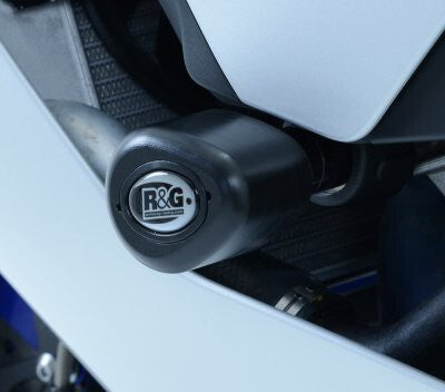 R&G Racing Aero Style Right Frame Crash Protectors Black for Yamaha YZF-R1/R1M 15-20