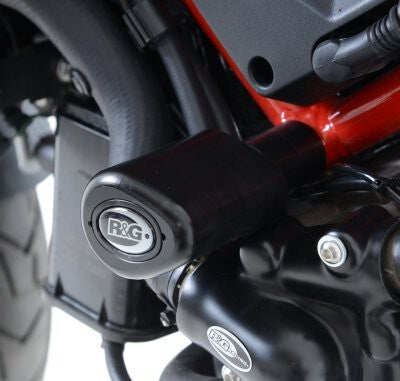 R&G Racing Aero Style Frame Crash Protectors Black for Ducati Multistrada 1200 2015/Multistrada 950 17-19