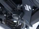 R&G Racing Aero Style Frame Crash Protectors Black for Suzuki GSX-S750 17-18