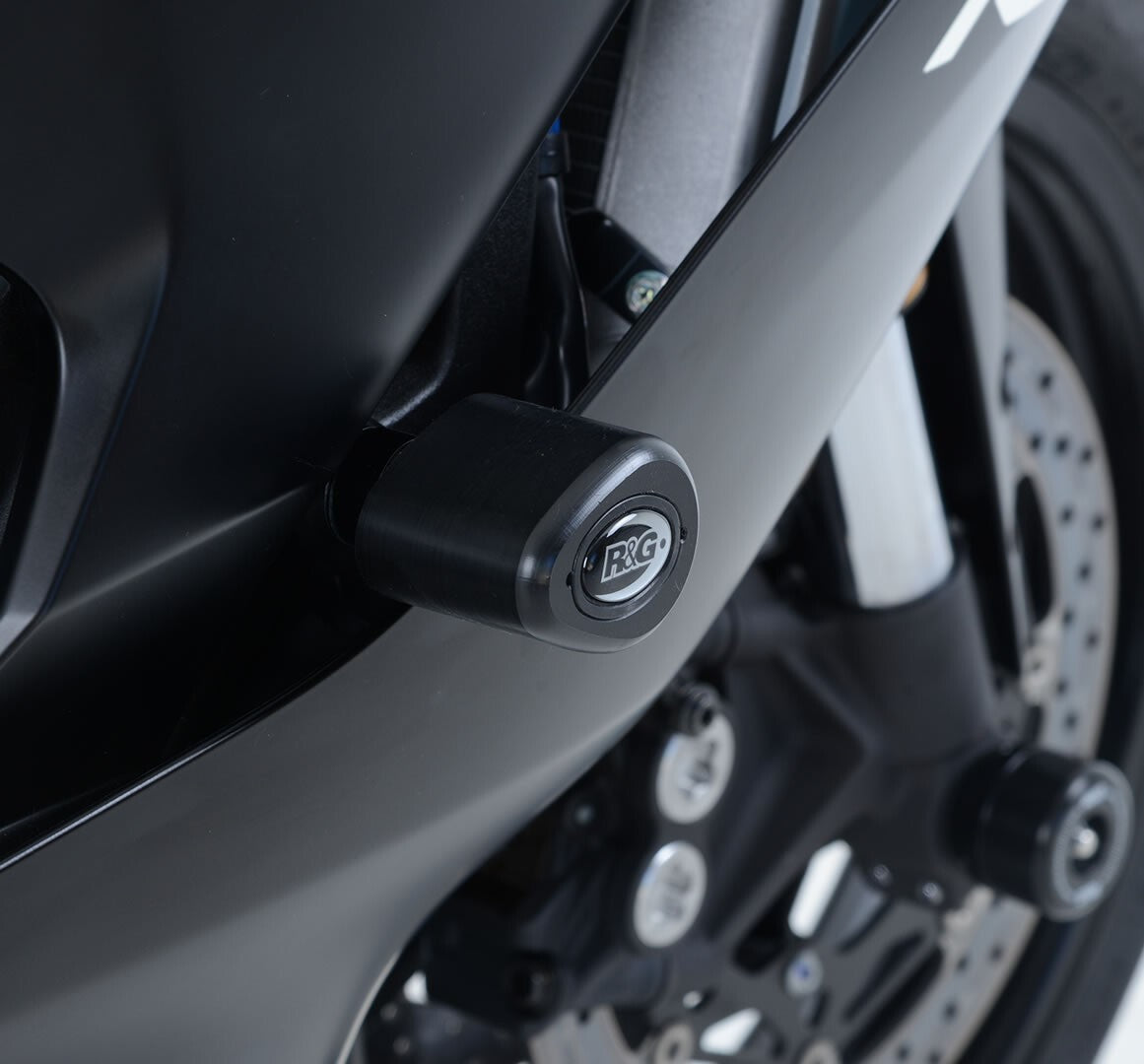 R&G Racing Aero Style Frame Crash Protectors Black for Yamaha YZF-R6 17-20 (Non Drilled)