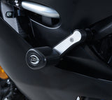 R&G Racing Aero Style Left Frame Crash Protectors Black for Yamaha YZF-R6 17-20 (Non Drilled)