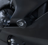 R&G Racing Aero Style Right Frame Crash Protectors Black for Yamaha YZF-R6 17-20 (Non Drilled)